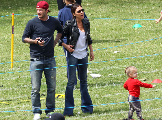 David Beckham, Victoria Beckham, Harper Beckham David Beckham, Victoria Beckham, Harper Beckham